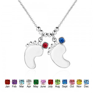 Personalized Birthstone Necklace JEWJONE101414